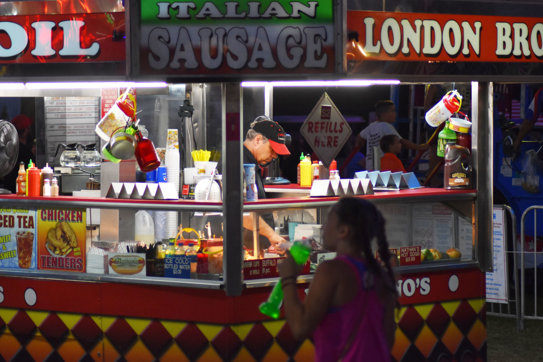 Food at the Washington County Fair